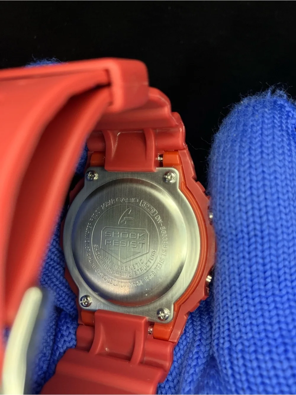 Custom G Shock Red Dw5600 Colorway